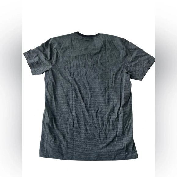 NWT Prana Men’s Crew T-Shirt Black Stripe size Small - Picture 2 of 4